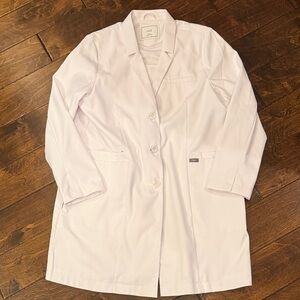 Figs White Button-Up Coat